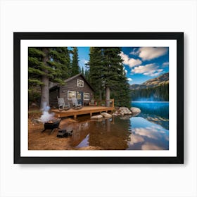 Cabin In The Woods 3 Art Print