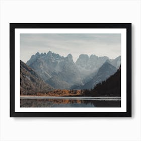 Autumn Forest Lake Art Print