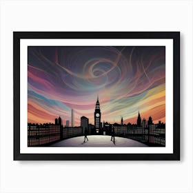 London Skyline Art Print