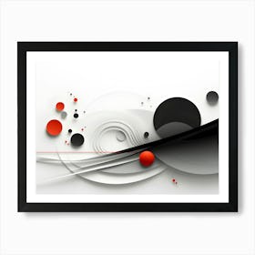 Abstract Circles 2 Art Print