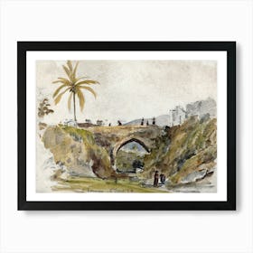 Bridge At Caracas (1854), Camille Pissarro Art Print