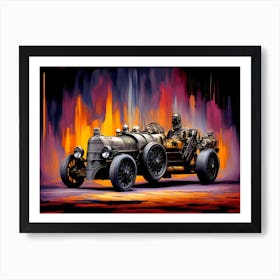 Steampunk Car Art Print