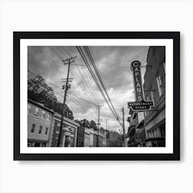 Shop Main Street B&W Art Print