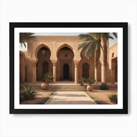 Arabic architectural 11 Art Print