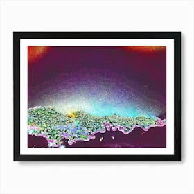 Cityscape At Night 38 By Binod Dawadi Art Print