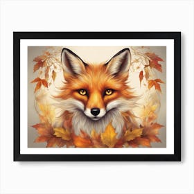 Autumn Mystical Fox 10 Art Print