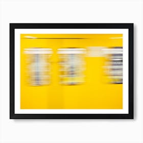 Berlin Yellow Art Print