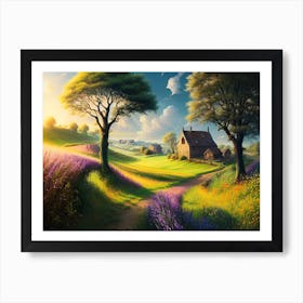 Sunset In The Countryside 26 Art Print