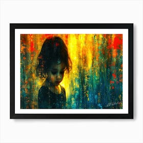 Dream Moods - Little Girl Dreams Art Print