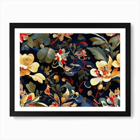 Floral Pattern 7 Art Print