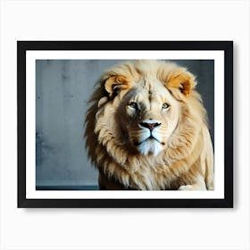 Lion art 76 Art Print