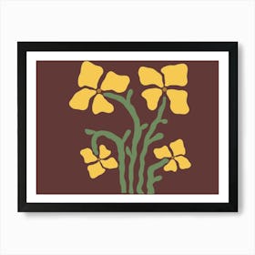 Yellow Flowers 1 Art Print