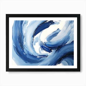 Abstract Blue Painting 5 Art Print