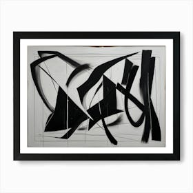 'Black And White' Art Print