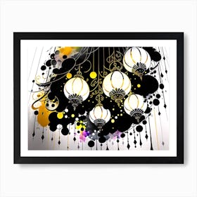 Islamic Lanterns 1 Art Print