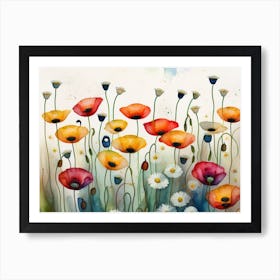 Poppies 2 Art Print