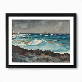 Shore And Surf, Nassau, Winslow Homer Art Print