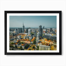 Milano Italy Skyscraper Office Tower. Cityscape Art Print Art Print