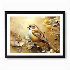 Golden Sparrow 3D Poster