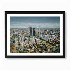 City Life Milan, Italy Poster Print of City skyline, Milan, Italy, Europe. 1 Art Print