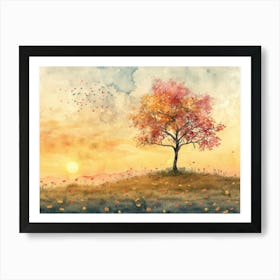 Autumn Tree 4 Art Print