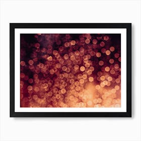 Bokeh Lights Art Print