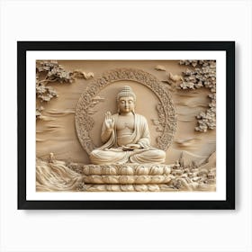 Buddha 18 Art Print