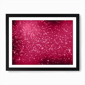 Jam Shining Star Background Art Print