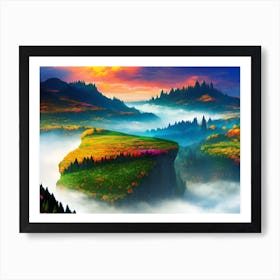 Landscape Wallpapers 4 Art Print