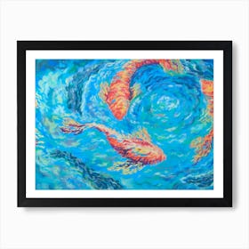 Koi Fish Art Print