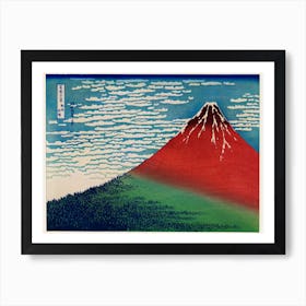 Fuji Mountains In Clear Weather Art Print