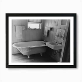 Bathroom In Farmer S Home, Lake Dick Project, Arkansas By Russell Lee Art Print