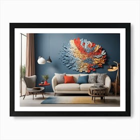 Abstract Painting 3 Art Print