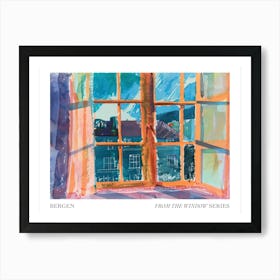 Bergen From The Window Series Poster Painting 2 Art Print