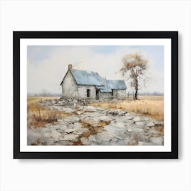 Old Stone Farm Cool Tones 7 Art Print