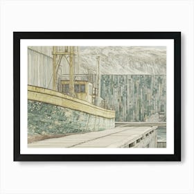 Norwegian Fishing Boat Art Print