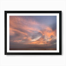 The evening sky Art Print