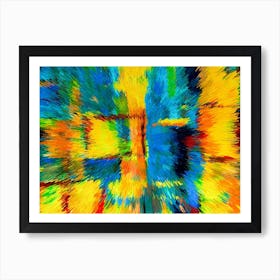 Acrylic Extruded Painting 449 Art Print