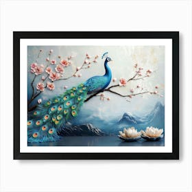 Peacock 44 Art Print