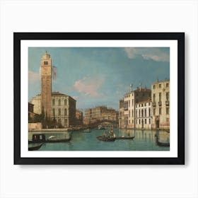 Venice Entrance To The Cannaregio, Canaletto Art Print