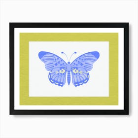 Blue Butterfly Art Print