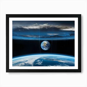 Earth From Space Art Print