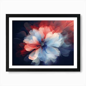 Psychedelic Flower Art Print