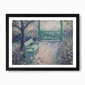 Claude Monet'S Garden 5 Art Print