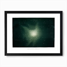 Star Clusters In Hurcules, Vintage Astrology Art Print