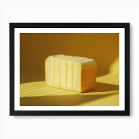 Slice Of Butter Cake Art Print