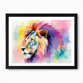 Lion Painting 47 Art Print