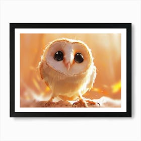 Cute Owl Art Print