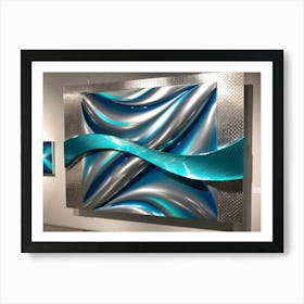 'Blue Wave' Art Print