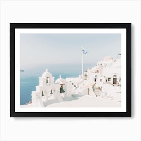 Santorini Cathedral Art Print